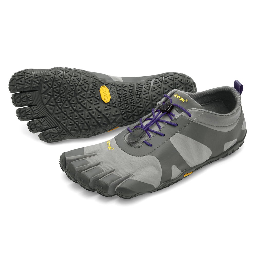 Vibram Five Fingers Womens V-Alpha - Trail Shoes Grey/Purple - FLI296587